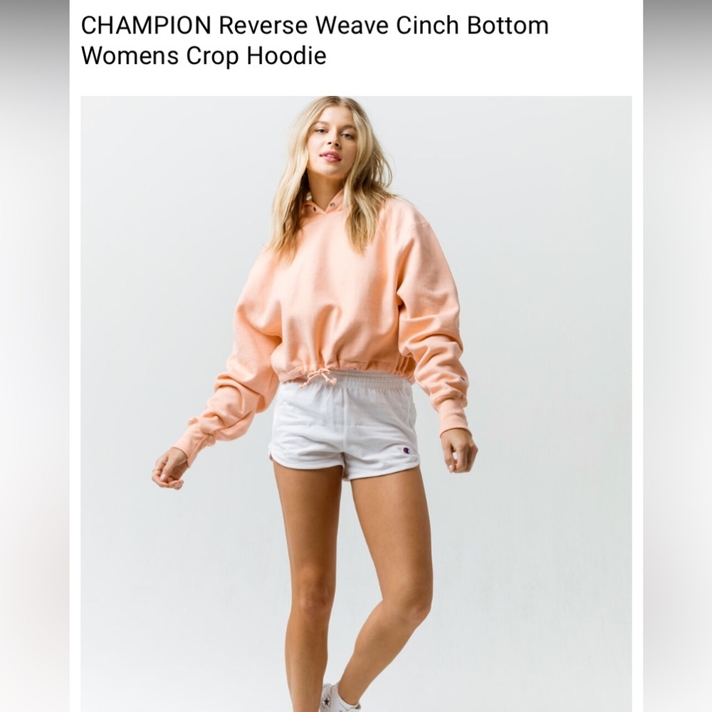 Champion cropped hoodie - Picture 2 of 5